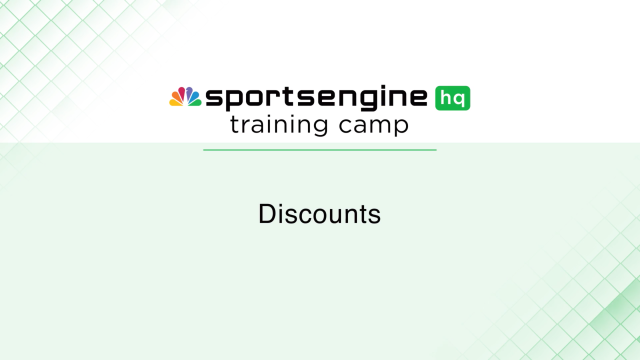 Discounts